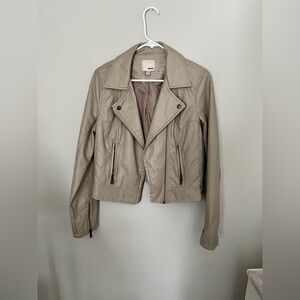 BONGO Beige Outerwear Jacket Size Large